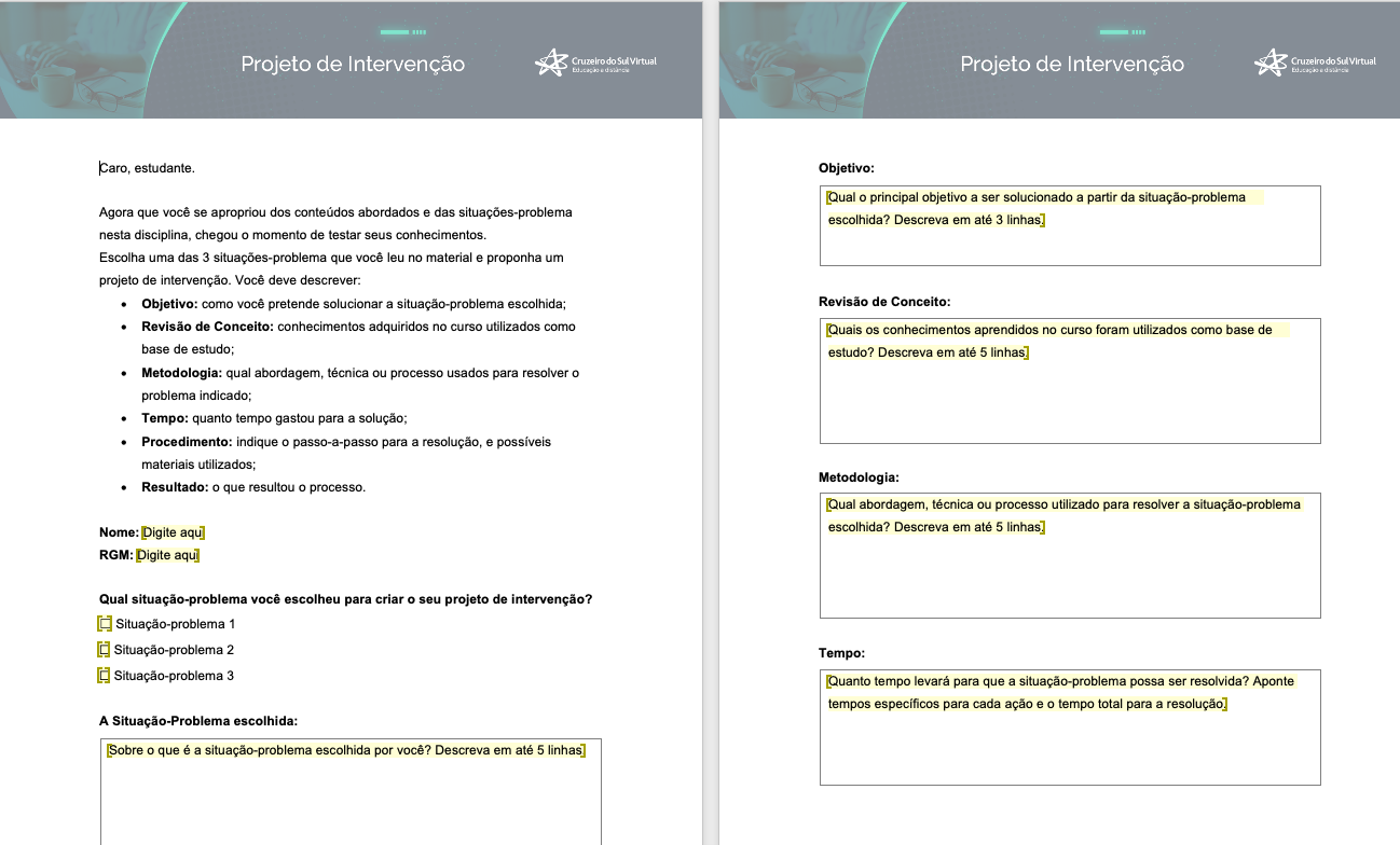 Projeto Integrador Transdisciplinar em Segurança Privada PORTFOLIOS